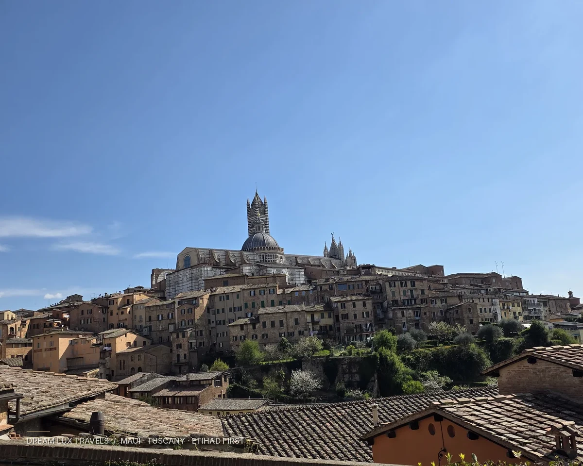 Original photograph of the historic Siena skyline in Tuscany.